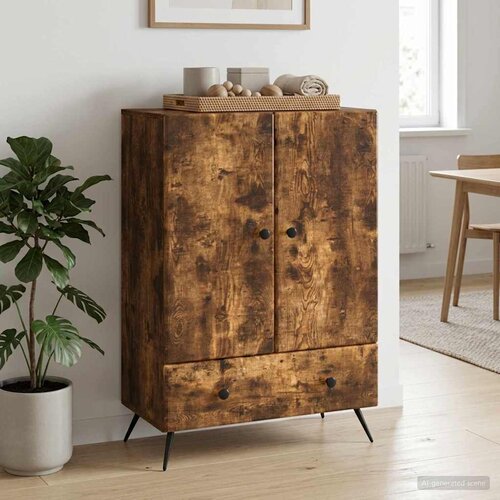  Kreveta Dimljeni hrast 66 x 34,5 x 95 cm Konstruirano drvo Cijene