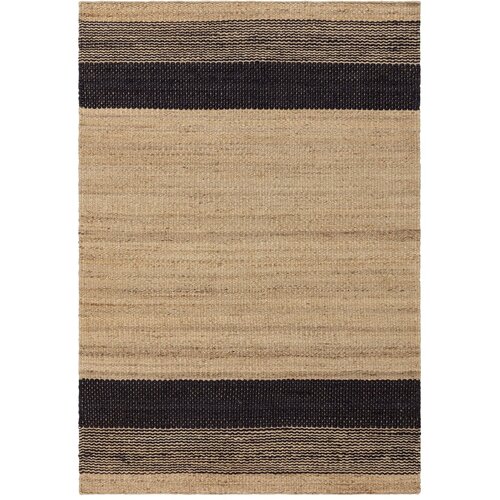 Asiatic Carpets Črna/bež obojestranska ročno tkana preproga iz jute 120x170 cm Cedar – Cene