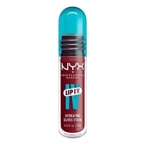 NYX Professional Makeup Lip I.V. Hydrating Gloss Stain glos za ustnice 5 ml odtenek 09 Blush Rush