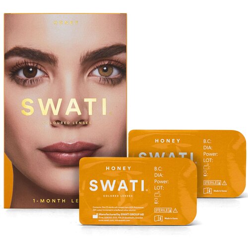 Swati Lentillas mensuales color Miel Slike