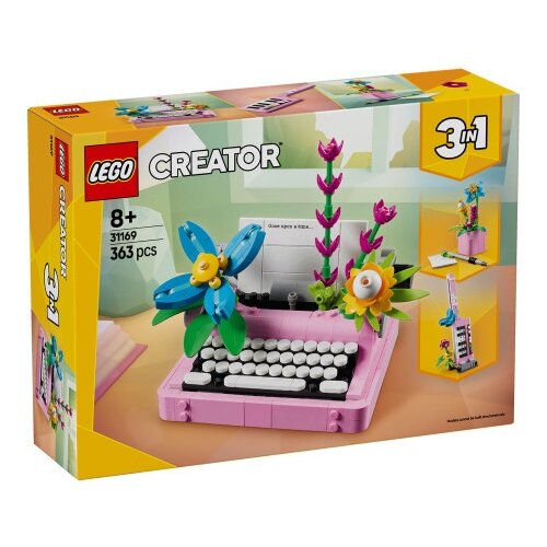 Lego Creator 3in1 - Pisaći stroj s cvijećem (31169) Cijene