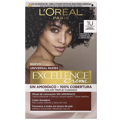 L'oréal Barve za lase Excellence Creme Haarfarbe Universal Nudes - 1 Noir Cene