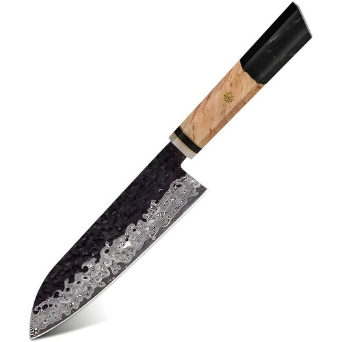  Damaskasti kuhinjski nož AI-37324 - Santoku / Crna KP37324 Cijene