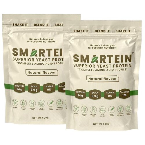 Smartein protein natural 500g duo pack Cene