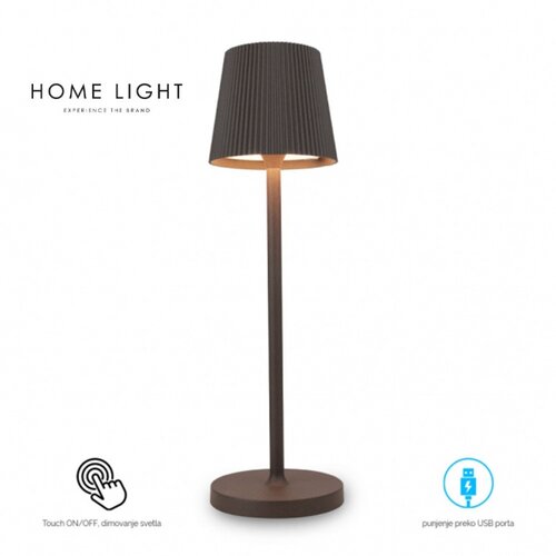  stona lampa punjiva T16011 3W 3000K IP54 corten Cene