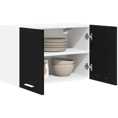  ormarić 2 pcs Crni hrast i bijela 60 x 31 x 40 cm Slike