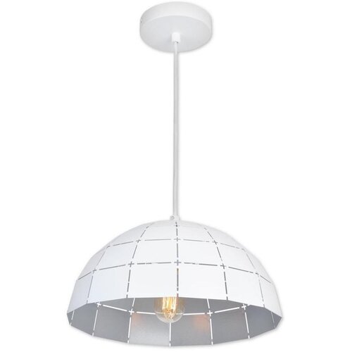 Top Light Apolo 30B - Luster na sajli 1xE27/40W/230V bela/srebrna Slike