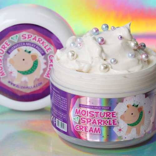 Elizavecca Milky Piggy Moisture Sparkle Cream posvetlitvena vlažilna krema 100 ml Slike