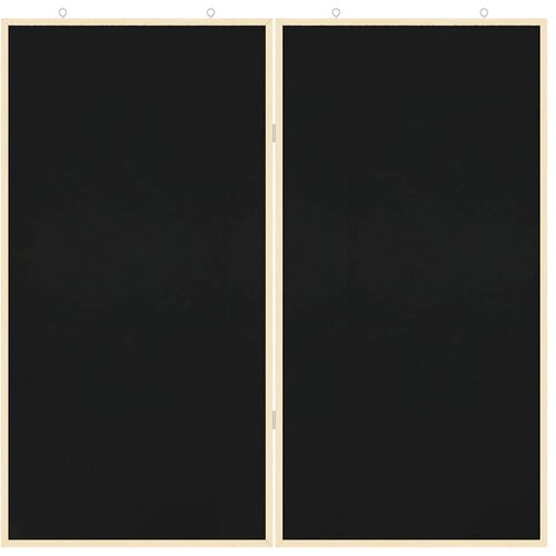  Bilten ploča Crna 100 x 100 x 1,4 cm Masivna borovina Slike