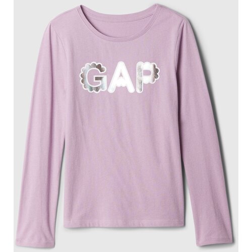 GAP Kids ́s T-shirt with metallic logo - Girls Cene