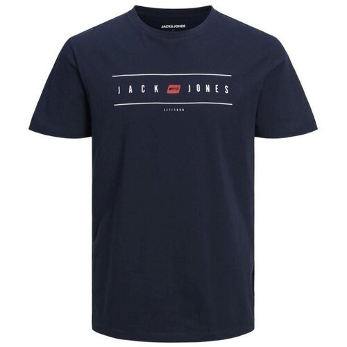 Jack &amp;amp; Jones Majice s kratkimi rokavi - Modra Slike