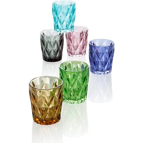Brandani set s 6 ča&amp;scaron;a diamante, 270 ml Slike