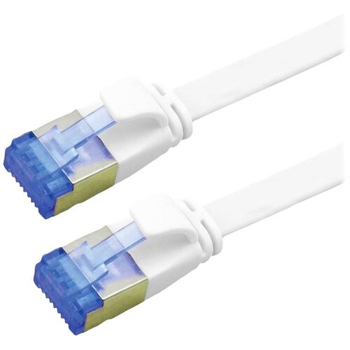 Value 21992160 RJ45 omrežni kabel\, Patch kabel CAT 6a F/UTP 0.50 m bela 1 kos, (20630651) Cene