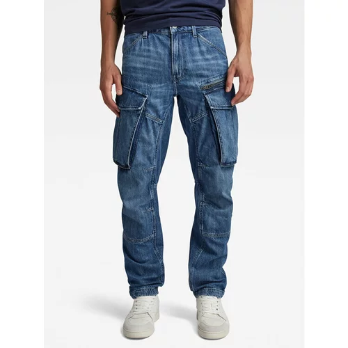 G-star Raw Jeans hlače Rovic D23077-D536 Modra Tapered Fit