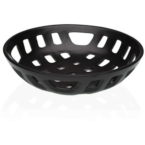 Posuda za Voće Versa Crna Keramika Porculan 28 x 7 x 28 cm Cijene
