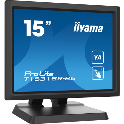 Iiyama monitor led T1531SR-B1S 15&amp;quot; va, res touch, 1024x768, 1A1H1DP Slike