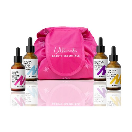 MAYANI set negovalnih serumov za obraz in torbice za shranjevanje - The Ultimate Serum Set Slike