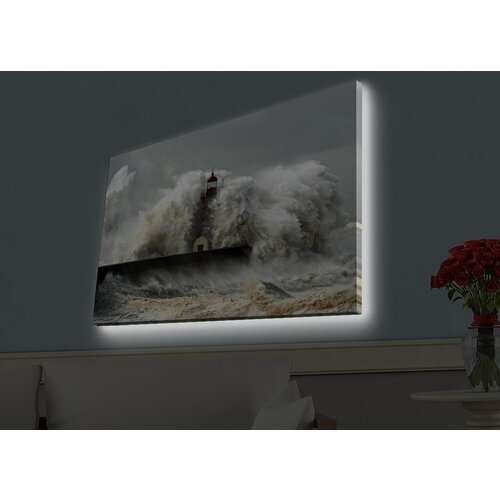 Wallity Slika sa LED osvetljenjem 4570HDACT-051, 45x70 cm Cene
