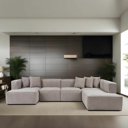 Atelier Del Sofa more b (M5-M1-M1-M2-M3) - mocha mocha corner sofa Slike