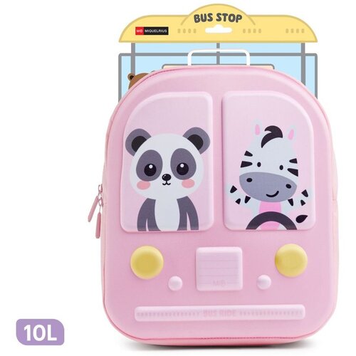 MiquelRius Ruksak mini 1 odjeljak Bus Stop rozi 10L MR19392 Slike