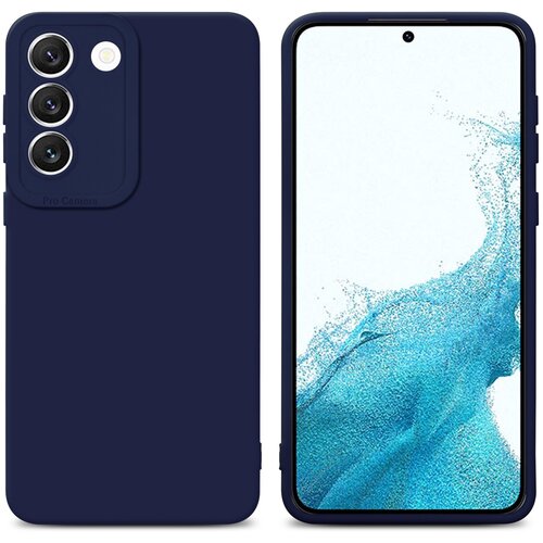 Cadorabo Case, združljiv s Samsungom v tekoči temno modri barvi - za&scaron;čitni pokrov iz fleksibilnega silikona TPU, (20596781) Cene