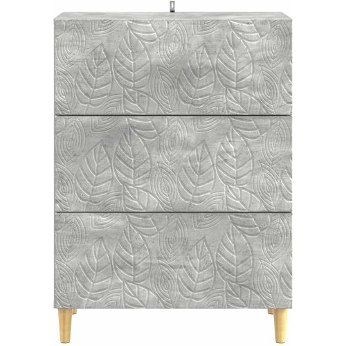  Ormar s ladicama Betonska siva 66 x 34,5 x 90 cm Slike