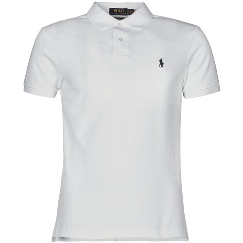 Polo Ralph Lauren POLO CINTRE SLIM FIT EN COTON BASIC MESH LOGO PONY PLAYER Bijela Slike
