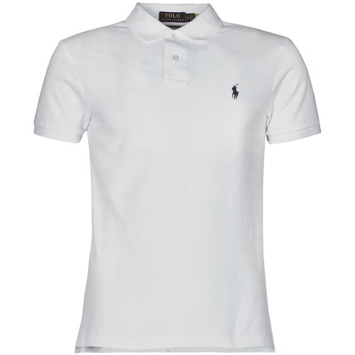 Polo Ralph Lauren Polo majice kratki rokavi POLO CINTRE SLIM FIT EN COTON BASIC MESH LOGO PONY PLAYER Bela Cene