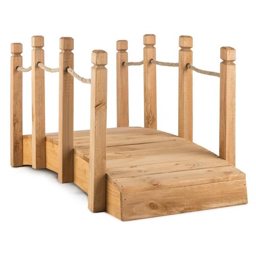 Blumfeldt RIALTO vrtni ukrasni Most 58X58X122CM (ŠxVxD) užad, masivno drvo Cijene