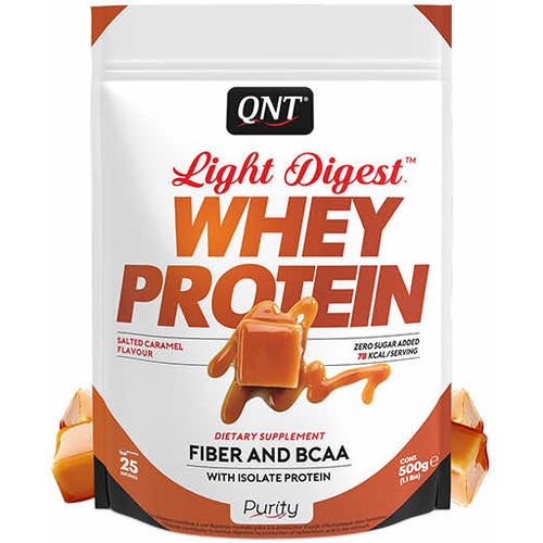 QNT Whey Protein Light Digest, Slana karamela, 500g Slike