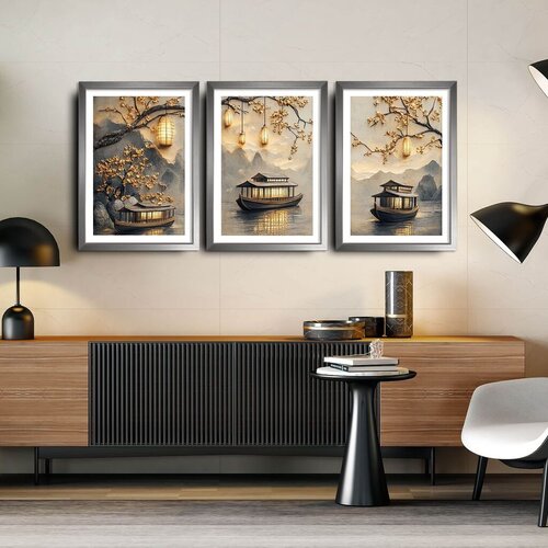WALLXPERT Slika 3Pantct-016, 38x53 cm, 3 dela Cene