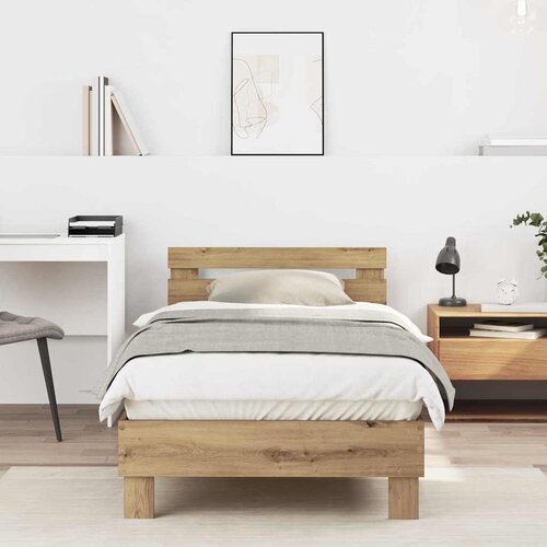  Krevetna konstrukcija Umjetnički hrast 203 x 95 x 70 cm Cijene
