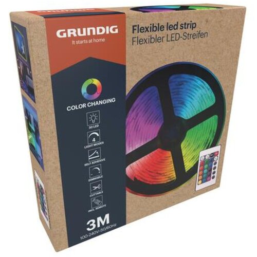 Grundig led traka 3m rgb 60 led Slike