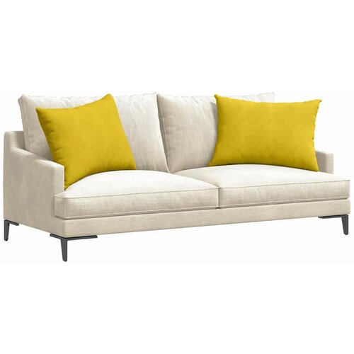  Jastučići za sofu 2 pcs Žuta 70 x 50 cm Kordura tekstil Slike