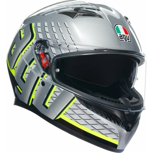 Agv Kaciga k3 fortify siv/crn/flu-žut xl Cene