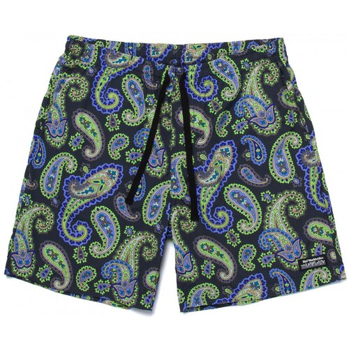 Huf Kratke hlače & Bermuda Short paisley easy Črna Cene