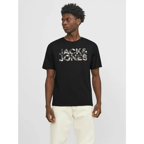 Jack & Jones Majica Jeff 12250683 Črna Standard Fit