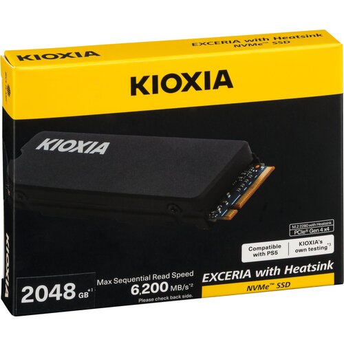 KIOXIA EXCERIA HeatSink NVMe 2TB M.2 2280 PCIe Gen4x4 Cijene