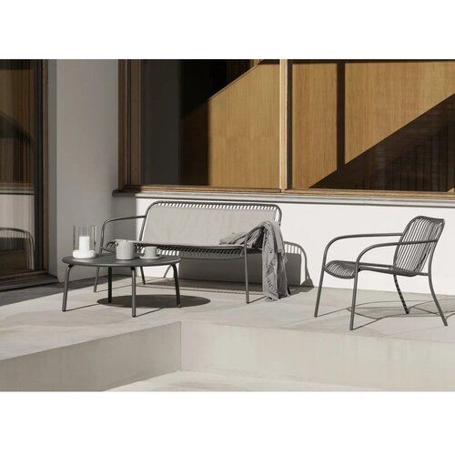 Blomus Siva kovinska vrtna klop Yua Wire &amp;ndash; Slike