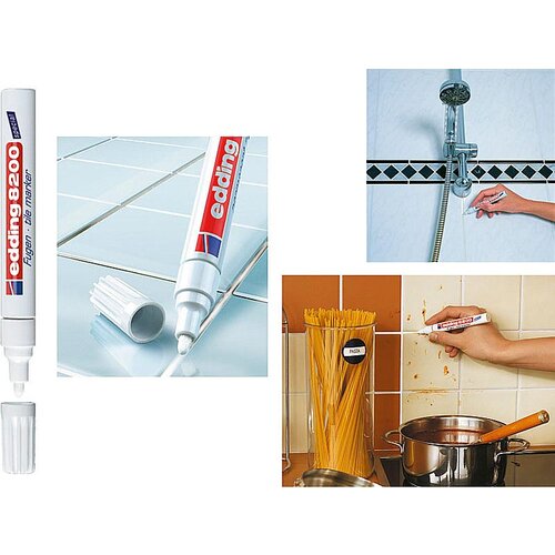 Edding marker za fuge E-8200 beli 08M8200A Slike