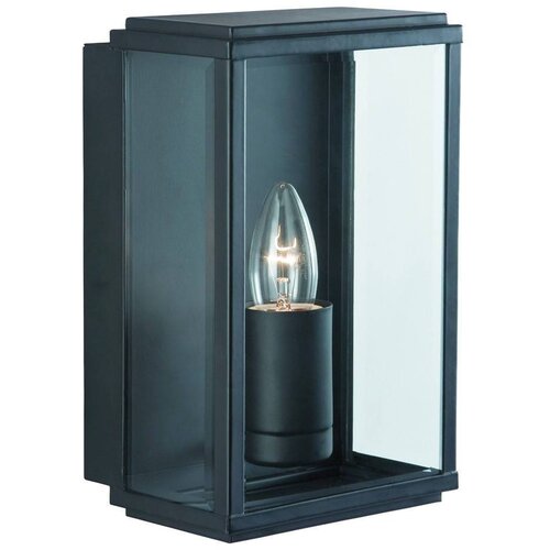 Searchlight Box Zunanja vrtna stenska svetilka z 1 lučjo, črna IP44, E27, (22100693) Cene