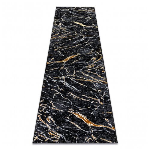 RugsX Tekač, tekač ALLURE 1963 Marmor - strukturna, elegantna, glamur črna / zlato 60x200 cm, (22045321) Cene