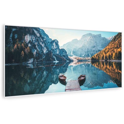 Klarstein Wonderwall Air Art Smart, infrardeči grelec, vodoravno morje, 120 x 60 cm, 700 W Cene