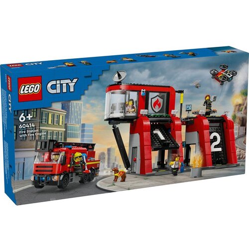 Lego City Fire Station with Fire Truck 60414 Slike
