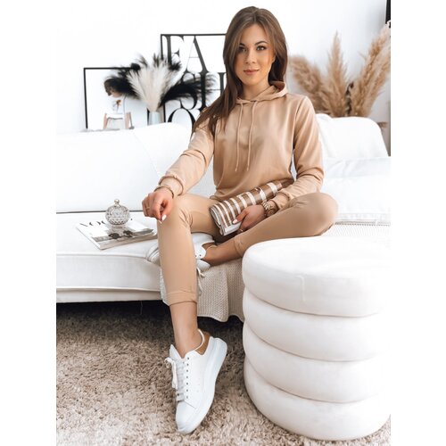 DStreet Women&amp;#039;s tracksuit MIGEL dark beige Slike