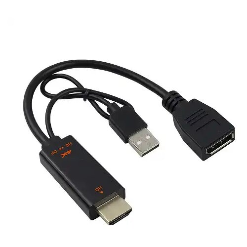  HDMI M. na Displayport M. F. Konvertor Kettz H2DP-023 0.23CM 4K 60Hz Slike