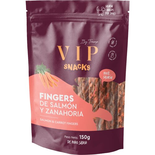 TRAMP VIP Snack Fingers Losos & Korenje pribolj&scaron;ki za pse, 150 g, (5000233684) Cene