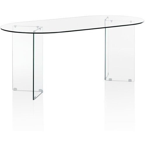 Tomasucci Steklena jedilna miza 90x180 cm Kaya – Cene