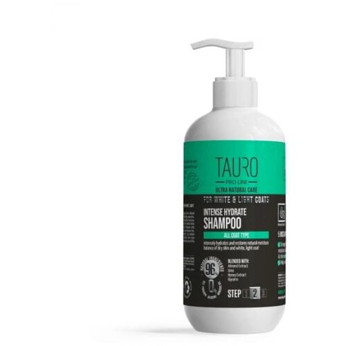 Tauro Pro Line pure Ultra Natural White Coat Intense Hydrate Shampoo - 1 l Cene