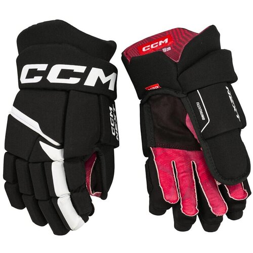 CCM ice hockey gloves next black/white 15 inch Slike